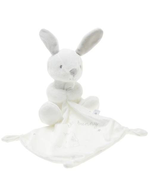  mouchoir lapin blanc gris my little bunny sweet dreams 